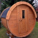 Outdoor 1.7m Garden Sauna Barrel - UK Made