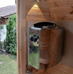 Outdoor 1.7m Garden Sauna Barrel - UK Made