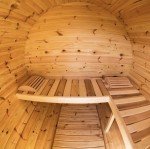 Outdoor 1.7m Garden Sauna Barrel - UK Made