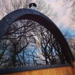 Harvia M3 Wood Fired Barrel Sauna with Panoramic Window