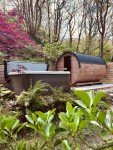 Harvia M3 Wood Fired Barrel Sauna with Panoramic Window