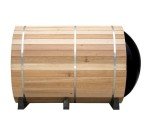 Outdoor Barrel Sauna with Panoramic Views - Red Cedar