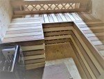 Outdoor Barrel Sauna with Harvia Heater