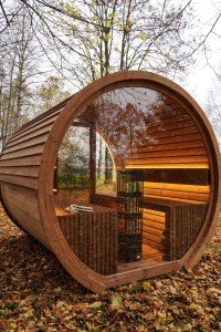 Eden Hut Outdoor Barrel Sauna for Your Garden