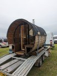 Wood-Fired Barrel Sauna for Ultimate Relaxation
