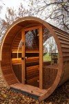 Eden Hut Outdoor Barrel Sauna for Your Garden