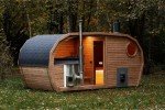 Outdoor Sauna and Hot Tub Combo