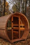 Eden Hut Outdoor Barrel Sauna for Your Garden