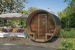 Wood-Fired Barrel Sauna for Ultimate Relaxation