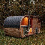 Outdoor Sauna and Hot Tub Combo