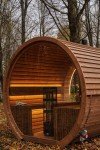 Eden Hut Outdoor Barrel Sauna for Your Garden