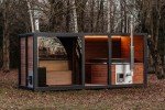 Outdoor Barrel Sauna Hot Tub Combo