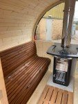 Wood-Fired Barrel Sauna for Ultimate Relaxation