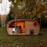 Outdoor Sauna and Hot Tub Combo