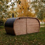 Outdoor Sauna and Hot Tub Combo