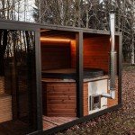 Outdoor Barrel Sauna Hot Tub Combo