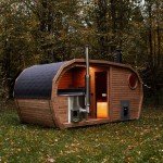 Outdoor Sauna and Hot Tub Combo
