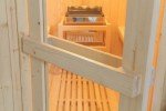 Outdoor Hemlock Wood Sauna Barrel with Heater
