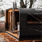 Outdoor Barrel Sauna Hot Tub Combo