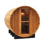 4 ft. Rustic Fonteyn Barrel Sauna