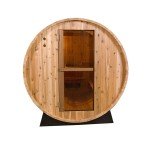 Fonteyn 8 ft. Rustic Barrel Sauna