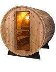 Fonteyn 8 ft. Rustic Barrel Sauna