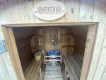 Thermo-Treated Hemlock Barrel Sauna