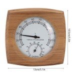 Indoor Wooden Sauna Thermometer and Hygrometer Combo