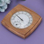 Indoor Wooden Sauna Thermometer and Hygrometer Combo