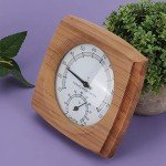 Indoor Wooden Sauna Thermometer and Hygrometer Combo