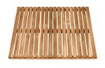 Acacia Wood Shower Grate for Indoor/Outdoor Use