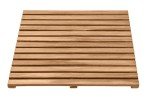 Acacia Wood Shower Grate for Indoor/Outdoor Use