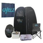 CHILLZ® Portable Full Body Steam Sauna Pod