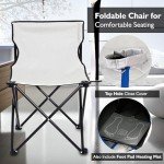 SereneLife, Sauna, Home Sauna Tent, Portable Sauna, Infrared Sauna, Home Steam Sauna, Steam Room, sauna bag, One Person Indoor Sauna box with Heating Foot Pad, Portable Chair and remote controller