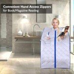 SereneLife, Sauna, Home Sauna Tent, Portable Sauna, Infrared Sauna, Home Steam Sauna, Steam Room, sauna bag, One Person Indoor Sauna box with Heating Foot Pad, Portable Chair and remote controller