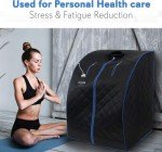 Portable Infrared Home Sauna Tent for One Person