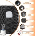 Portable Full-Size Steam Sauna Tent - 4.2L 2000W