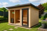 Cozy Insulated Garden Sauna Retreat