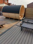 Spruce or Thermo Wood Barrel Sauna