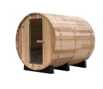 Outdoor Panoramic Barrel Sauna - Red Cedar 1800