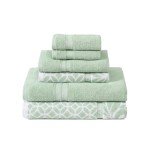 Trefoil Filigree 6-Piece Cotton Towel Set
