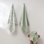 Trefoil Filigree 6-Piece Cotton Towel Set