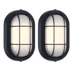 Dimmable LED Outdoor Sauna Wall Lights - 2-Pack