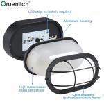 Dimmable LED Outdoor Sauna Wall Lights - 2-Pack