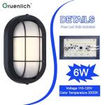 Dimmable LED Outdoor Sauna Wall Lights - 2-Pack