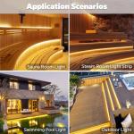 SLL HUT 5m Waterproof LED Strip for Saunas