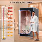 SereneLife Portable Infrared Steam Sauna Tent