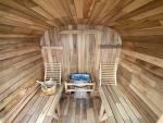 Square Red Cedar Indoor Sauna