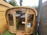 Square Red Cedar Indoor Sauna