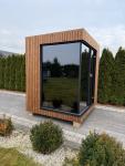 Custom Outdoor Sauna Made from Sustainable Materials